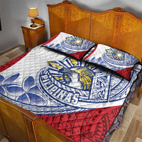 Philippines Eagle Sun Quilt Bed Set Filipino Agila Polynesian Tattoo Flag Color LT14 - Polynesian Pride
