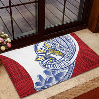 Philippines Eagle Sun Rubber Doormat Filipino Agila Polynesian Tattoo Flag Color LT14 - Polynesian Pride