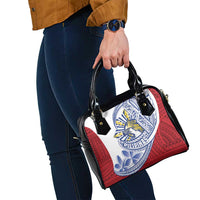 Philippines Eagle Sun Shoulder Handbag Filipino Agila Polynesian Tattoo Flag Color LT14 - Polynesian Pride