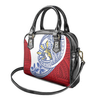 Philippines Eagle Sun Shoulder Handbag Filipino Agila Polynesian Tattoo Flag Color LT14 - Polynesian Pride
