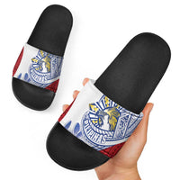 Philippines Eagle Sun Slide Sandals Filipino Agila Polynesian Tattoo Flag Color LT14 - Polynesian Pride