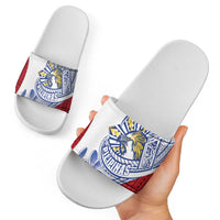 Philippines Eagle Sun Slide Sandals Filipino Agila Polynesian Tattoo Flag Color LT14 - Polynesian Pride