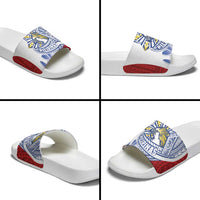 Philippines Eagle Sun Slide Sandals Filipino Agila Polynesian Tattoo Flag Color LT14 - Polynesian Pride