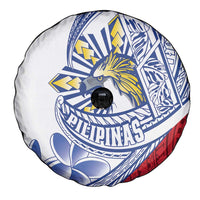 Philippines Eagle Sun Spare Tire Cover Filipino Agila Polynesian Tattoo Flag Color LT14 - Polynesian Pride