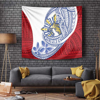 Philippines Eagle Sun Tapestry Filipino Agila Polynesian Tattoo Flag Color LT14 Red - Polynesian Pride