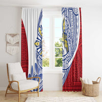Philippines Eagle Sun Window Curtain Filipino Agila Polynesian Tattoo Flag Color LT14 - Polynesian Pride