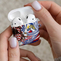 Filipino American History Month AirPods Case Philippines Agila USA Eagle Mix Flag LT14 - Polynesian Pride