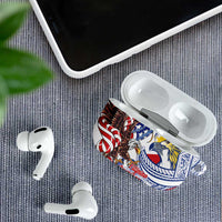 Filipino American History Month AirPods Case Philippines Agila USA Eagle Mix Flag LT14 - Polynesian Pride