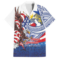 Filipino American History Month Hawaiian Shirt Philippines Agila USA Eagle Mix Flag