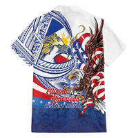 Filipino American History Month Hawaiian Shirt Philippines Agila USA Eagle Mix Flag
