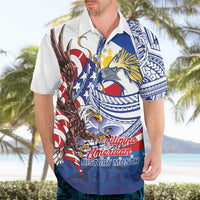 Filipino American History Month Hawaiian Shirt Philippines Agila USA Eagle Mix Flag
