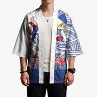 Filipino American History Month Kimono Philippines Agila USA Eagle Mix Flag LT14 - Polynesian Pride