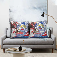 Filipino American History Month Pillow Cover Philippines Agila USA Eagle Mix Flag LT14 - Polynesian Pride