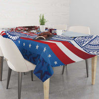 Filipino American History Month Tablecloth Philippines Agila USA Eagle Mix Flag LT14 - Polynesian Pride