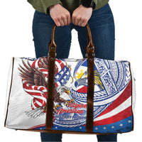 Filipino American History Month Travel Bag Philippines Agila USA Eagle Mix Flag LT14 Blue - Polynesian Pride