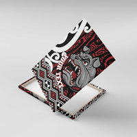 Personalised Aotearoa Bulldog Canvas Wall Art New Zealand Maori Taniko Art