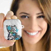 Aotearoa Te Ika-a-Maui AirPods Case South Island Kekeru Maori Koru LT14 - Polynesian Pride