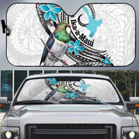 Aotearoa Te Ika-a-Maui Auto Sun Shade South Island Kekeru Maori Koru - Polynesian Pride