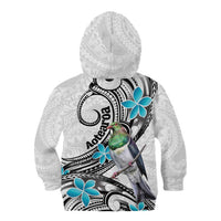 Aotearoa Te Ika-a-Maui Kid Hoodie South Island Kekeru Maori Koru