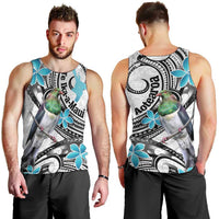 Aotearoa Te Ika-a-Maui Men Tank Top South Island Kekeru Maori Koru LT14 - Polynesian Pride