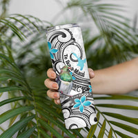 Aotearoa Te Ika-a-Maui Skinny Tumbler South Island Kekeru Maori Koru