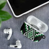 Green New Zealand Taniko Poutama Patikitiki AirPods Case LT14 - Polynesian Pride