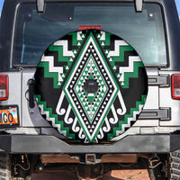 Green Aotearoa Taniko Poutama Patikitiki Spare Tire Cover