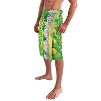 Cook Islands Tiare Maori With Conch Shell Lavalava Pasifika Fest Polynesian Tattoo Green LT14 - Polynesian Pride