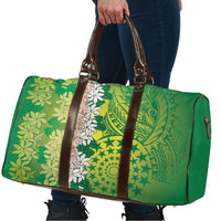 Cook Islands Tiare Maori With Conch Shell Travel Bag Pasifika Fest Polynesian Tattoo Green LT14 - Polynesian Pride