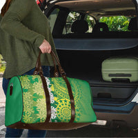 Cook Islands Tiare Maori With Conch Shell Travel Bag Pasifika Fest Polynesian Tattoo Green LT14 - Polynesian Pride