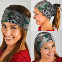 Cook Islands Tiare Maori With Conch Shell Neck Gaiter Pasifika Fest Polynesian Tattoo Black LT14 - Polynesian Pride