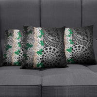 Cook Islands Tiare Maori With Conch Shell Pillow Cover Pasifika Fest Polynesian Tattoo Black LT14 - Polynesian Pride