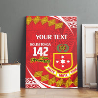 Personalised Kolisi Tonga College Atele Canvas Wall Art Mate Maa Tonga 142 Years Anniversary LT14 - Polynesian Pride
