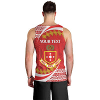 Personalised Kolisi Tonga College Atele Men Tank Top Mate Maa Tonga 142 Years Anniversary LT14 - Polynesian Pride