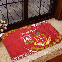 Personalised Kolisi Tonga College Atele Rubber Doormat Mate Maa Tonga 142 Years Anniversary LT14 - Polynesian Pride