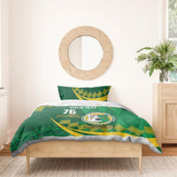 Personalised Tonga Liahona-Saineha High School Bedding Set Happy 76 Years Anniversary LT14 - Polynesian Pride