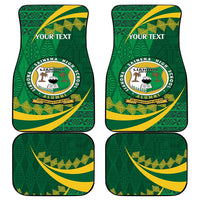 Personalised Tonga Liahona-Saineha High School Car Mats Happy 76 Years Anniversary LT14 - Polynesian Pride
