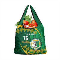 Personalised Tonga Liahona-Saineha High School Grocery Bag Happy 76 Years Anniversary LT14 1-pack One Size Green - Polynesian Pride