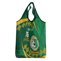 Personalised Tonga Liahona-Saineha High School Grocery Bag Happy 76 Years Anniversary LT14 - Polynesian Pride