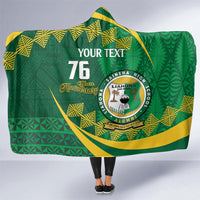 Personalised Tonga Liahona-Saineha High School Hooded Blanket Happy 76 Years Anniversary LT14 - Polynesian Pride