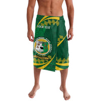 Personalised Tonga Liahona-Saineha High School Lavalava Happy 76 Years Anniversary LT14 Green - Polynesian Pride