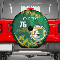 Personalised Tonga Liahona-Saineha High School Spare Tire Cover Happy 76 Years Anniversary LT14 - Polynesian Pride