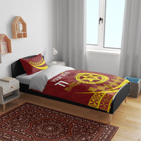 Personalised Tonga High School Bedding Set Happy 77 Years Anniversary LT14 - Polynesian Pride