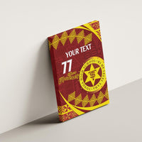 Personalised Tonga High School Canvas Wall Art Happy 77 Years Anniversary LT14 - Polynesian Pride