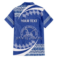 Personalised Tonga Tupou College Toloa Family Matching Off Shoulder Short Dress and Hawaiian Shirt Happy 158 Years Anniversary