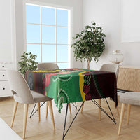 Long God Yumi Stanap Vanuatu Tablecloth Tropical Flowers Aboriginal Pattern LT14 - Polynesian Pride