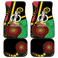Tamtam Drum Vanuatu Car Mats Boar Tusk Aboriginal Flag Style LT14 - Polynesian Pride