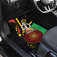 Tamtam Drum Vanuatu Car Mats Boar Tusk Aboriginal Flag Style LT14 - Polynesian Pride
