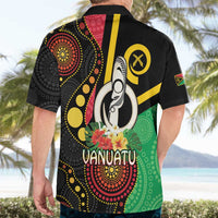 Tamtam Drum Vanuatu Hawaiian Shirt Boar Tusk Aboriginal Flag Style LT14 - Polynesian Pride