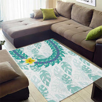 Jade Vine Lei Hawaii Area Rug Aloha Seamless Tropical Leaves LT14 - Polynesian Pride